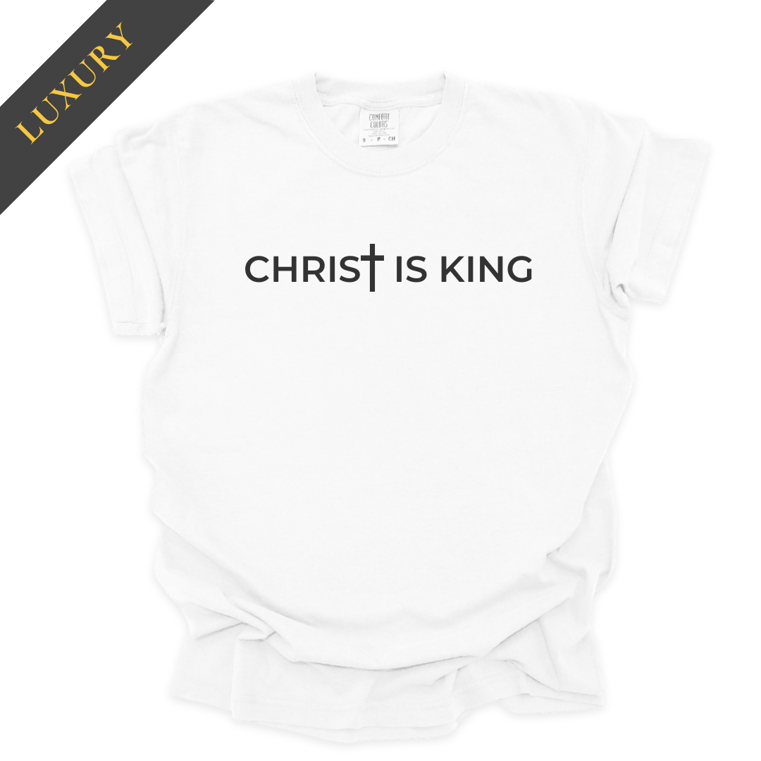 Luxury Christ is King with Cross Christian Shirt