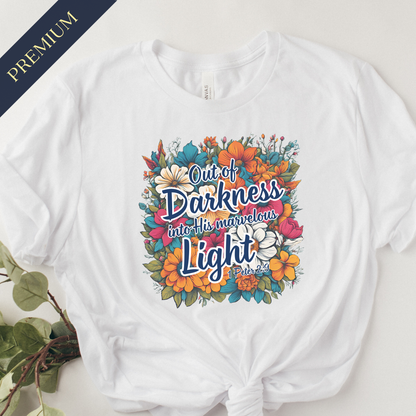 Premium Out of Darkness Christian Shirt