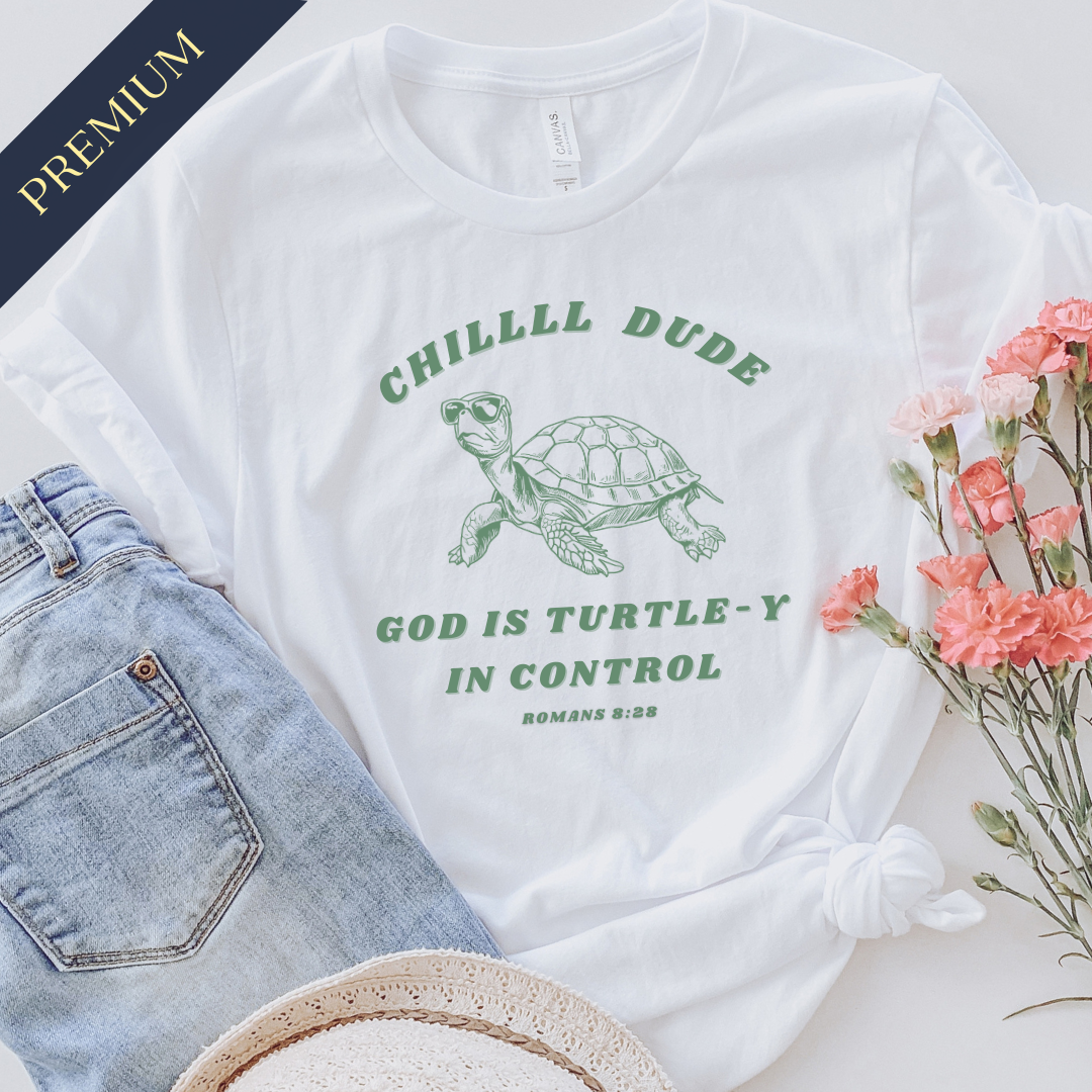 Premium God is Turtle-y in Control Christian Shirt